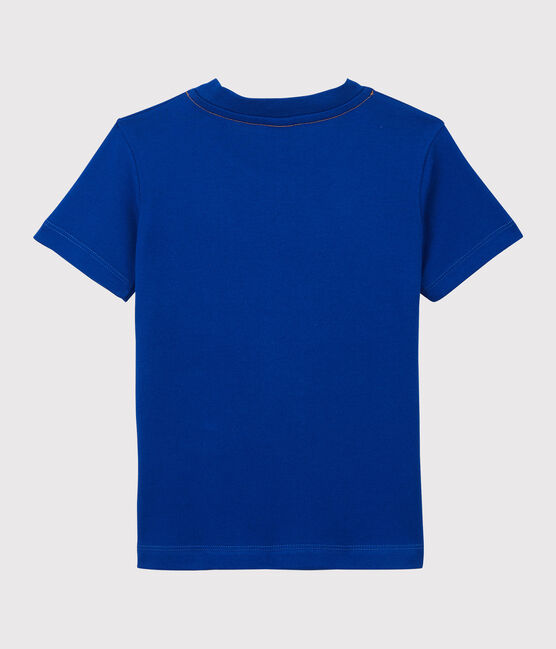 Jersey T-shirt met korte mouwen voor jongens blauw SURF
