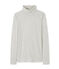 Sous pull femme en coton léger gris BELUGA CHINE