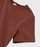 Iconisch katoenen T-shirt met ronde hals voor Dames oranje MADRAS