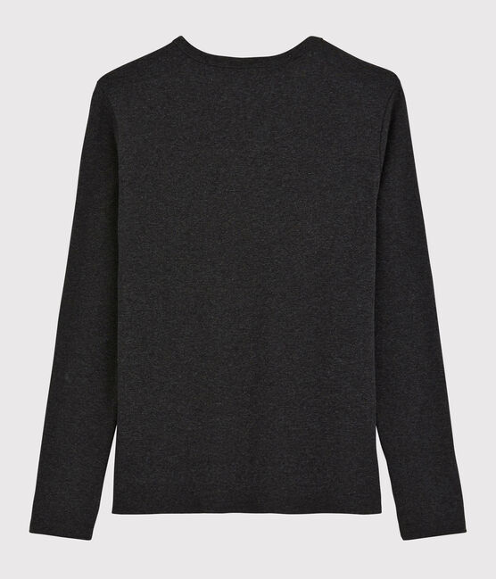 T-shirt iconique col V Femme gris CITY CHINE