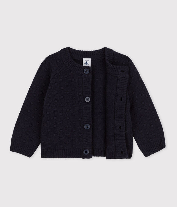 Babycardigan in tricot van wol SMOKING