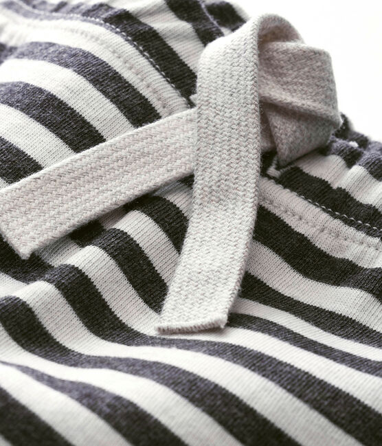 Pantalon rayé bébé garçon noir CITY/blanc MARSHMALLOW
