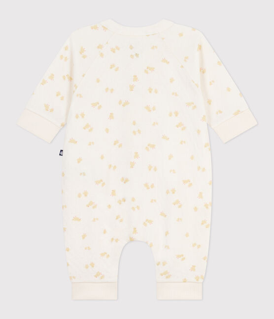 Combinaison bébé en coton, imprimé poussins MILK/ MULTICO