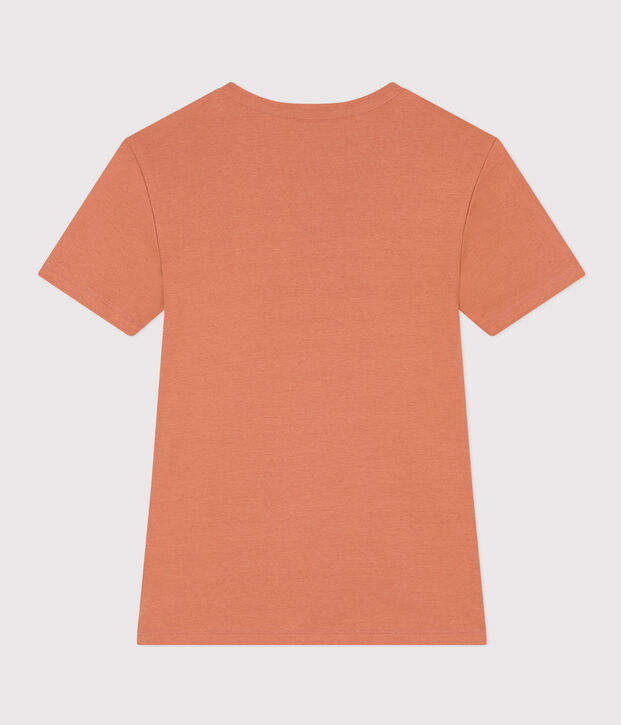 Tee-shirt L'ICONIQUE col rond en coton Femme rose