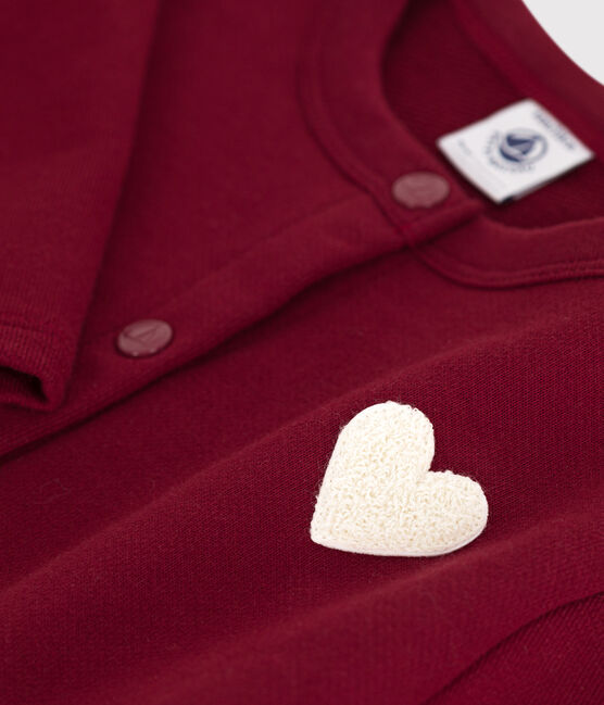 Fleece vestje voor meisjes AMARANTE
