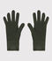 Gants en tricot enfant garçon-fille vert AVORIAZ