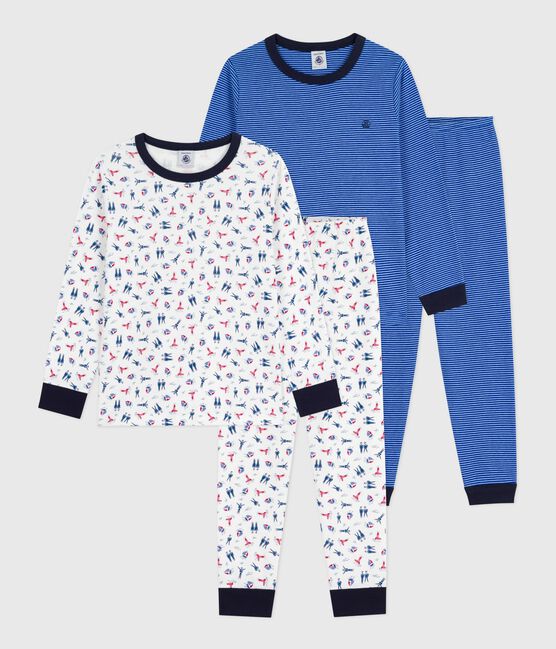 Setje met katoenen kinderpyjama's met print variante 1