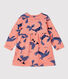 Robe imprimé animaux en molleton bébé