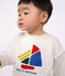Katoenen effen sweatshirt voor baby's met motief met boten MONTELIMAR CHINE