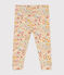 Katoenen legging voor baby's wit AVALANCHE/ MULTICO