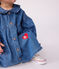 Babyjurkje in denim met lange mouwen en kraagje blauw DENIM CLAIR