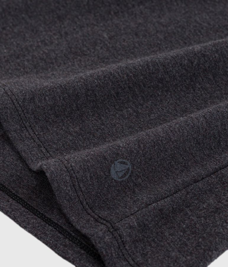 Katoenen dames-T-shirt met korte mouwen - L'Iconique grijs