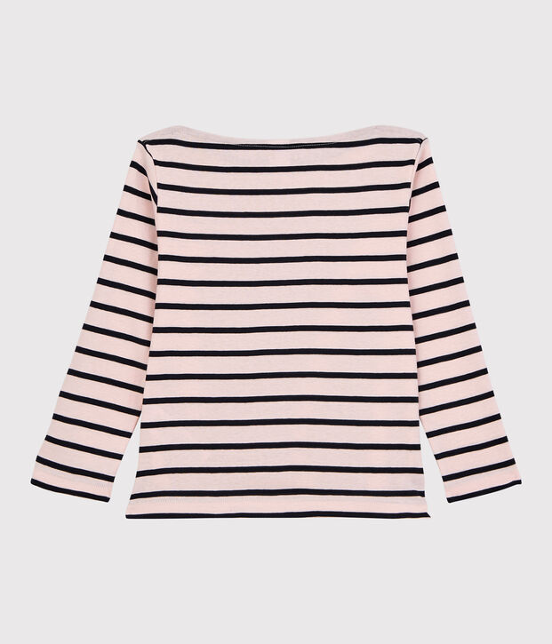Tee-shirt en coton enfant fille - gar&ccedil;on rose