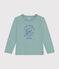 T-shirt met lange mouw van dunne jersey voor jongens groen PAUL