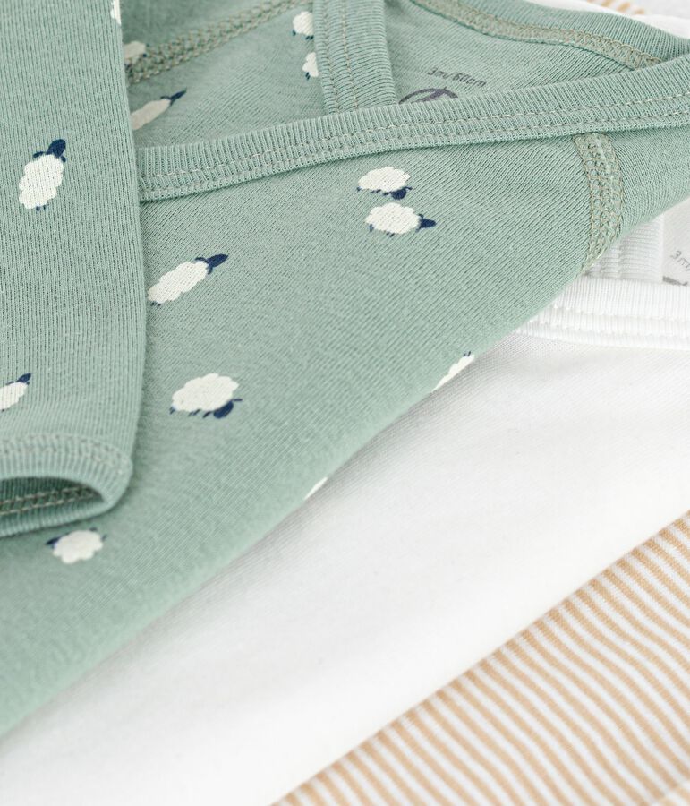 Set van katoenen babyrompertjes met lange mouwen en print multicouleur