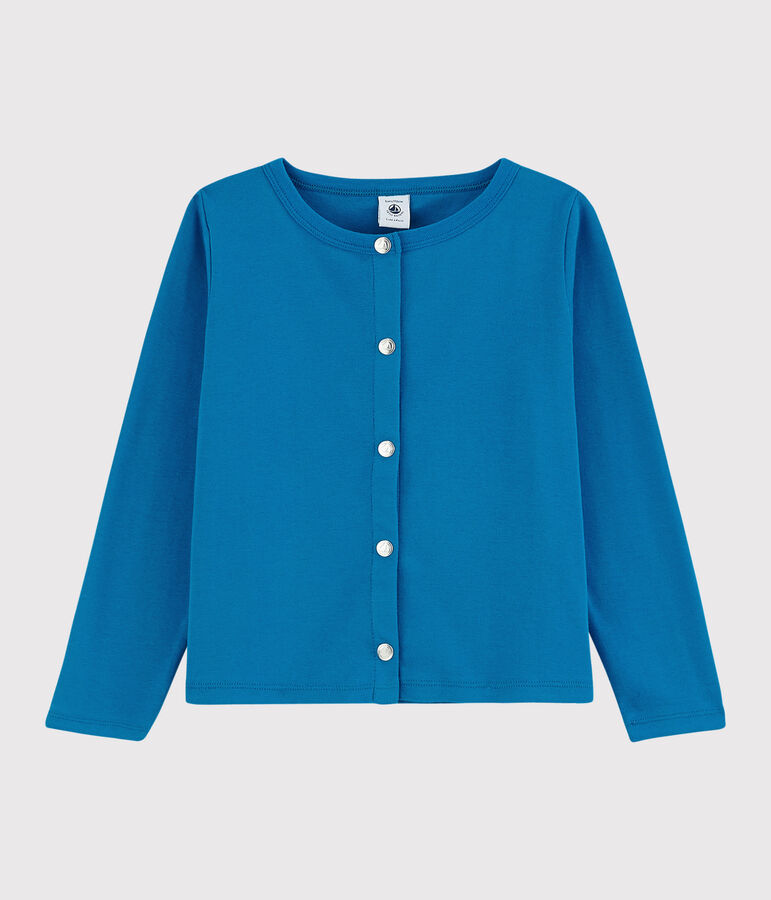 Cardigan in katoen meisjes kinderen blauw