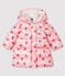 Doudoune matelassée bébé fille rose MINOIS/blanc MULTICO