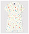 Combicourt à étoiles multicolores en coton biologique blanc MARSHMALLOW/blanc MULTICO