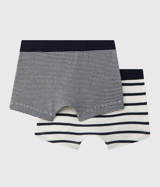 Lot de 2 boxers rayés petit garçon variante 1