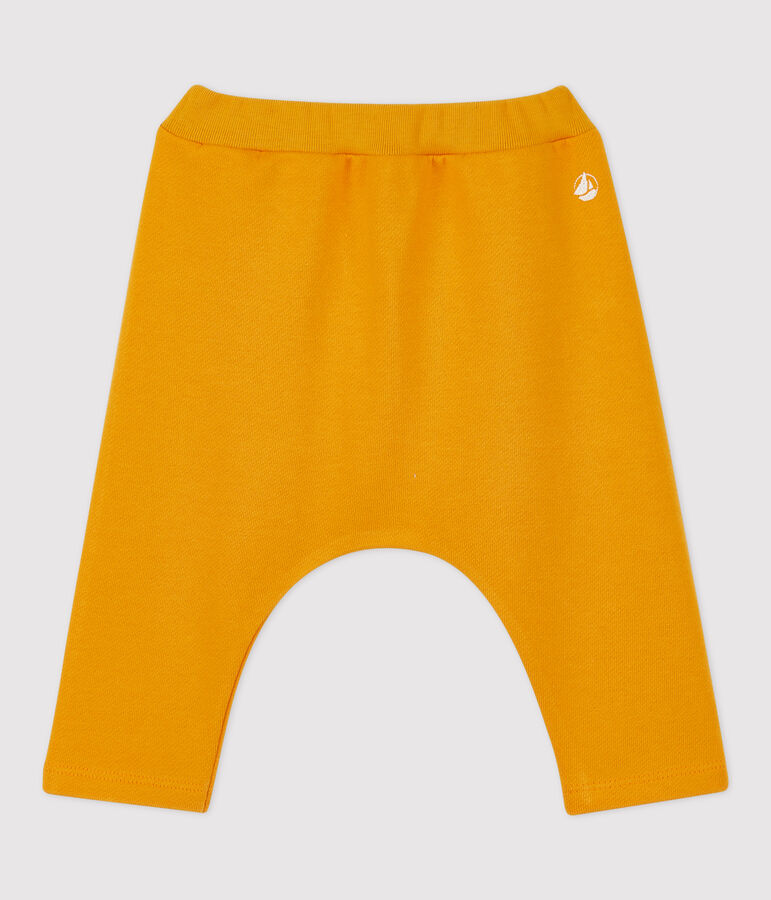 Pantalon en molleton b&eacute;b&eacute;. jaune BOUDOR