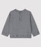 T-shirt baby jongen blauw SMOKING/wit MARSHMALLOW
