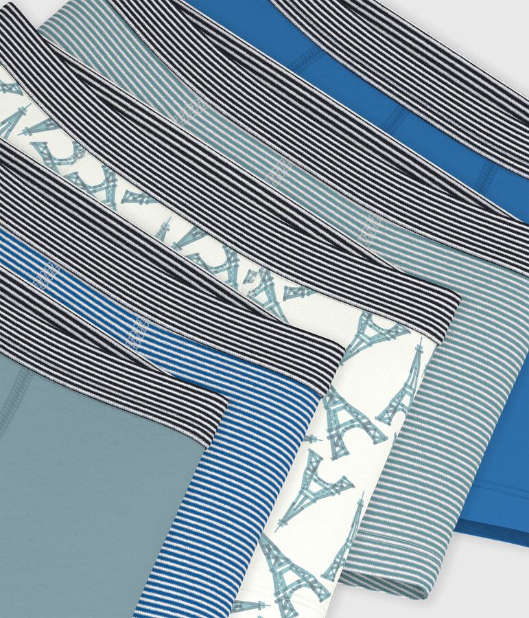 Setje van katoenen boxershorts met Eiffeltorenprint multicouleur