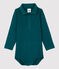 Body en coton bébé vert PINEDE