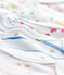 Lot de 5 bodies bébé fille manches courtes blanc LOT