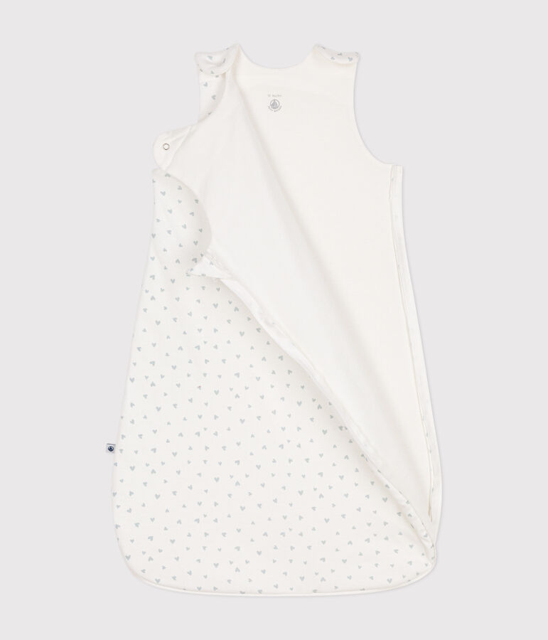 Gigoteuse en coton b&eacute;b&eacute; TOG 1,5 blanc/bleu