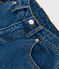 Rechte spijkerbroek voor dames blauw DENIM MOYEN