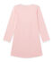 Chemise de nuit fille en milleraies rose GRETEL/blanc LAIT