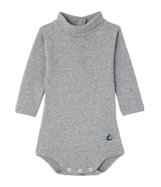 Uniseks body met rolkraag grijs SUBWAY CHINE