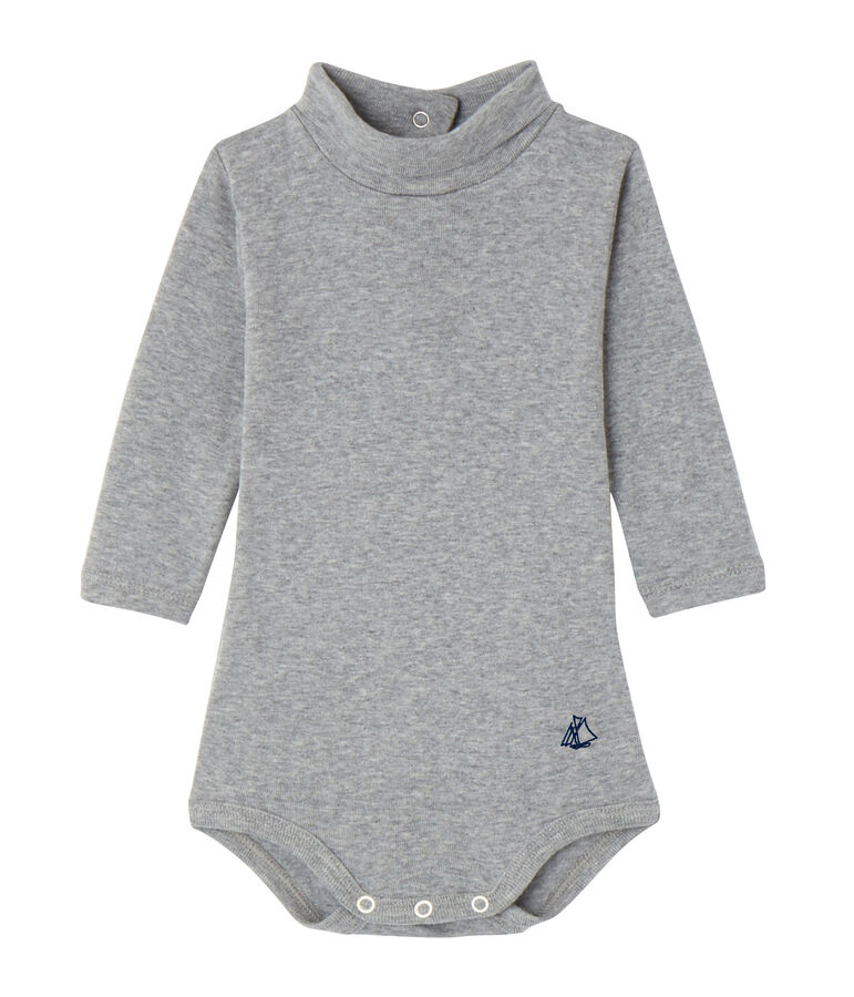 Uniseks body met rolkraag grijs SUBWAY CHINE