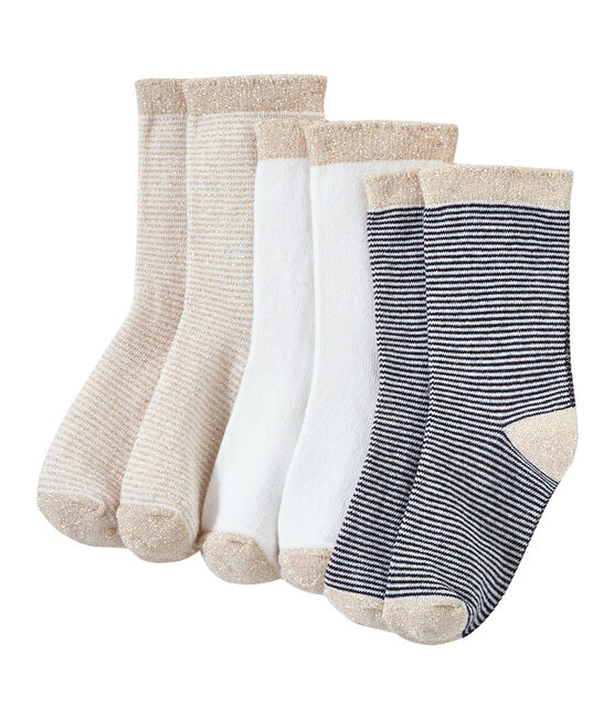 Lot de 3 paires de chaussettes fille blanc LOT
