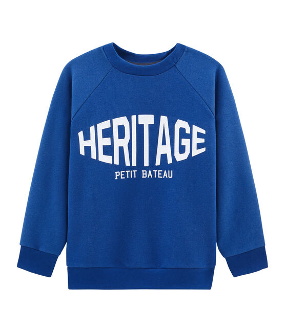 Sweatshirt jongens blauw LIMOGES