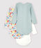 Lot de 3 bodies manches longues chat coloré bébé en coton biologique variante 1