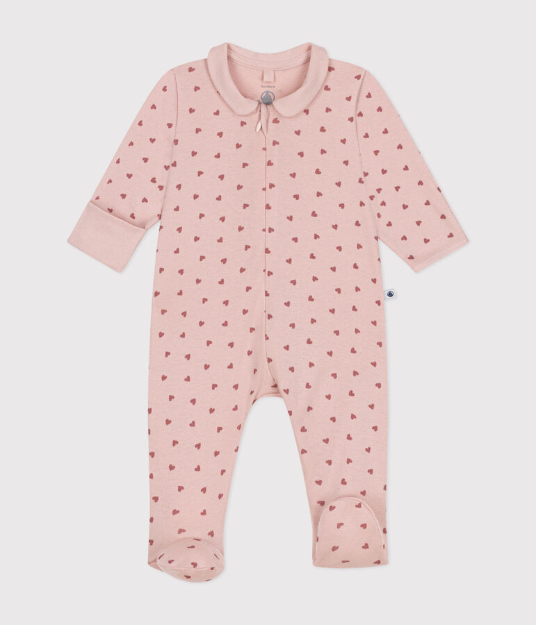 Katoenen babypyjama met print roze SALINE/ ROSEWOOD