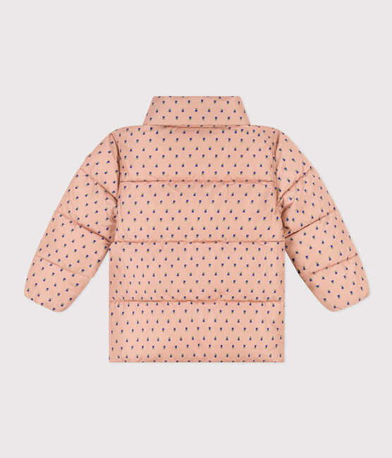 Donsjack met oprolbare capuchon voor meisjes VINTAGE/ MULTICO