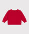 Sweatshirt en molleton bébé rouge CORRIDA