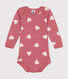 Katoenen body met lange mouwen voor baby's