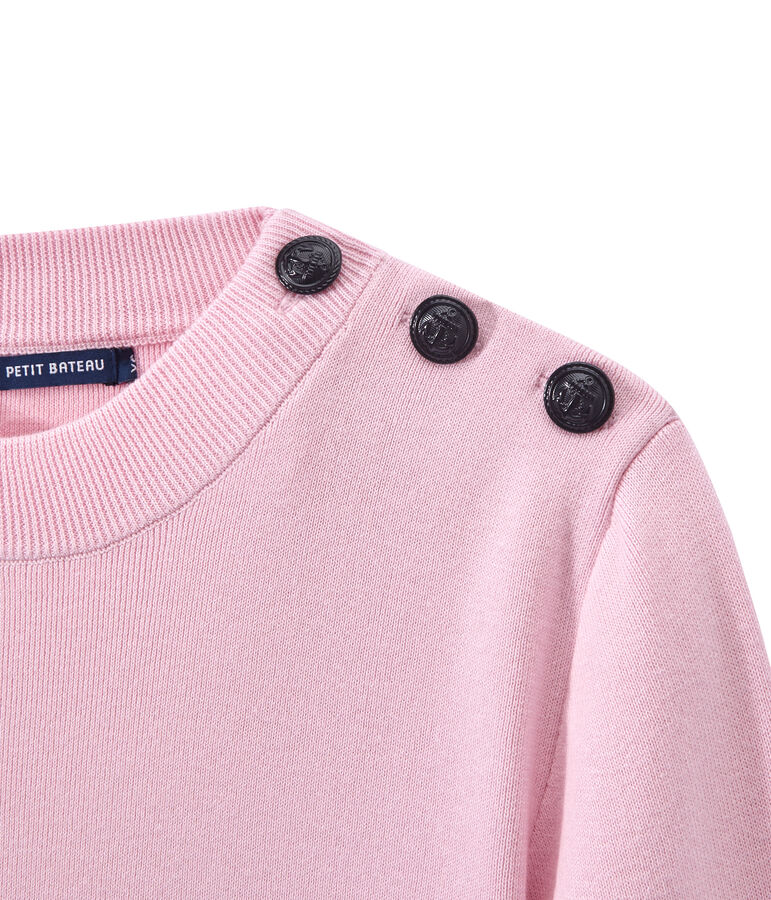 Pull marin femme rose BABYLONE