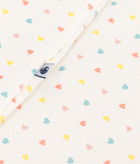 Katoenen babytrappelzakje TOG 1 wit MARSHMALLOW/wit MULTICO