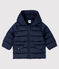 Gecapitonneerde donsjas baby jongen blauw SMOKING