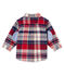 Hemd met ruitjes voor babyjongens blauw SMOKING/wit MULTICO