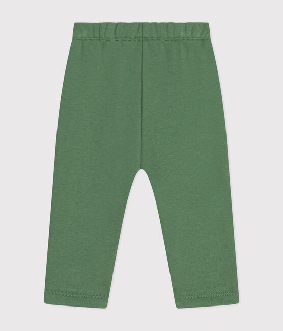 Pantalon de jogging bébé en coton uni vert PALMERAIE