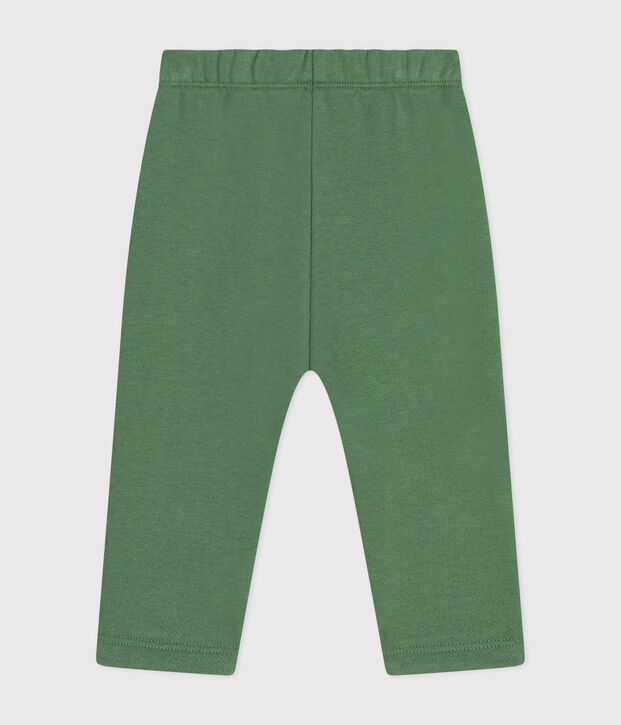 Pantalon de jogging b&eacute;b&eacute; en coton uni vert
