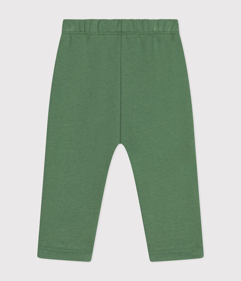 Pantalon de jogging b&eacute;b&eacute; en coton uni vert