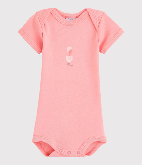 Body manches courtes bébé fille rose GRETEL