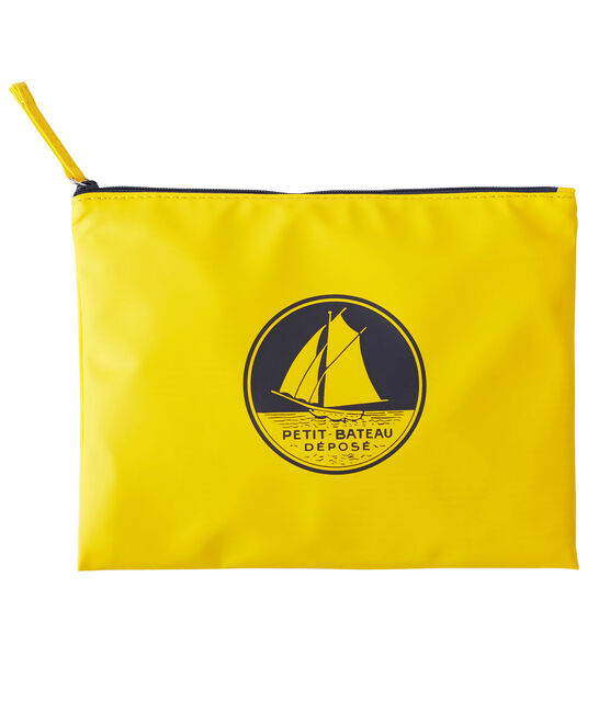 Pochette unie jaune JAUNE