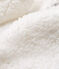 Mouwloze gilet van sherpa babymeisje wit MARSHMALLOW
